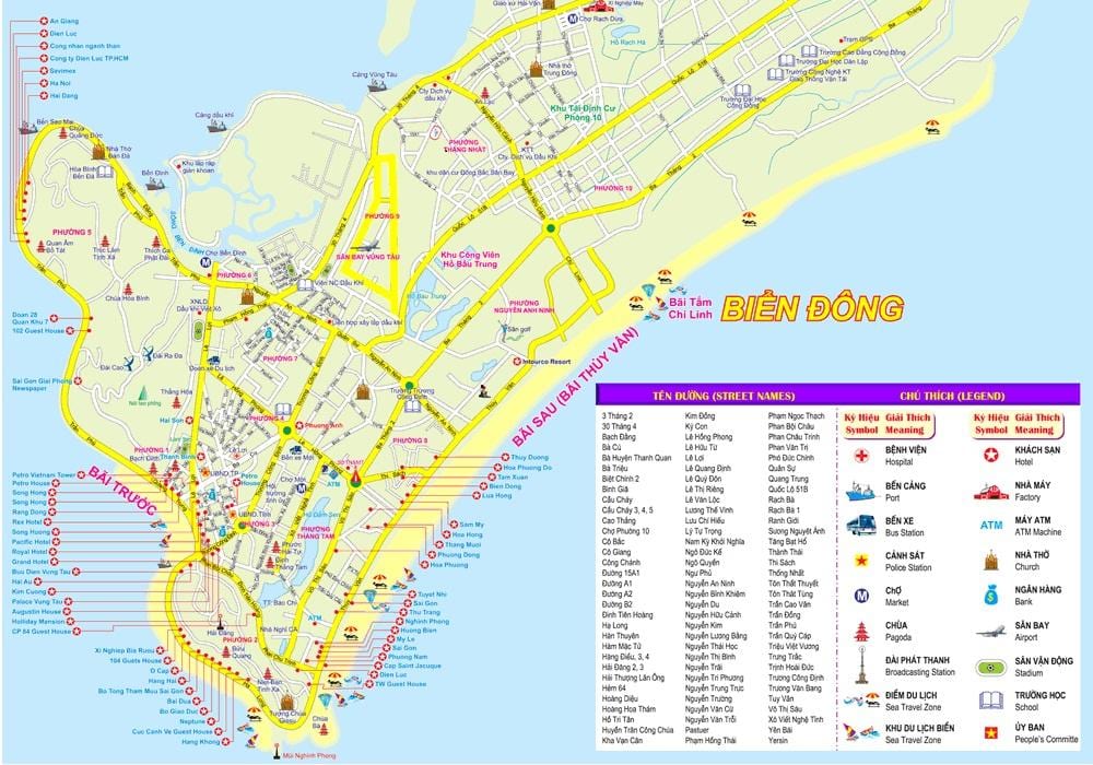 Peta kota ho chi minh port
